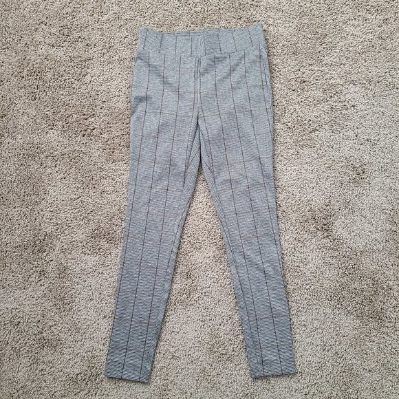 LOFT Houndstooth Pinstripe High Waist Leggings PXS - Picture 1 of 10